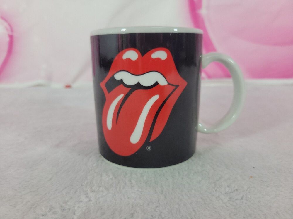 Rolling Stones Established 1962 Black Tongue Ceramic Mug Half Moon Bay UK 2005